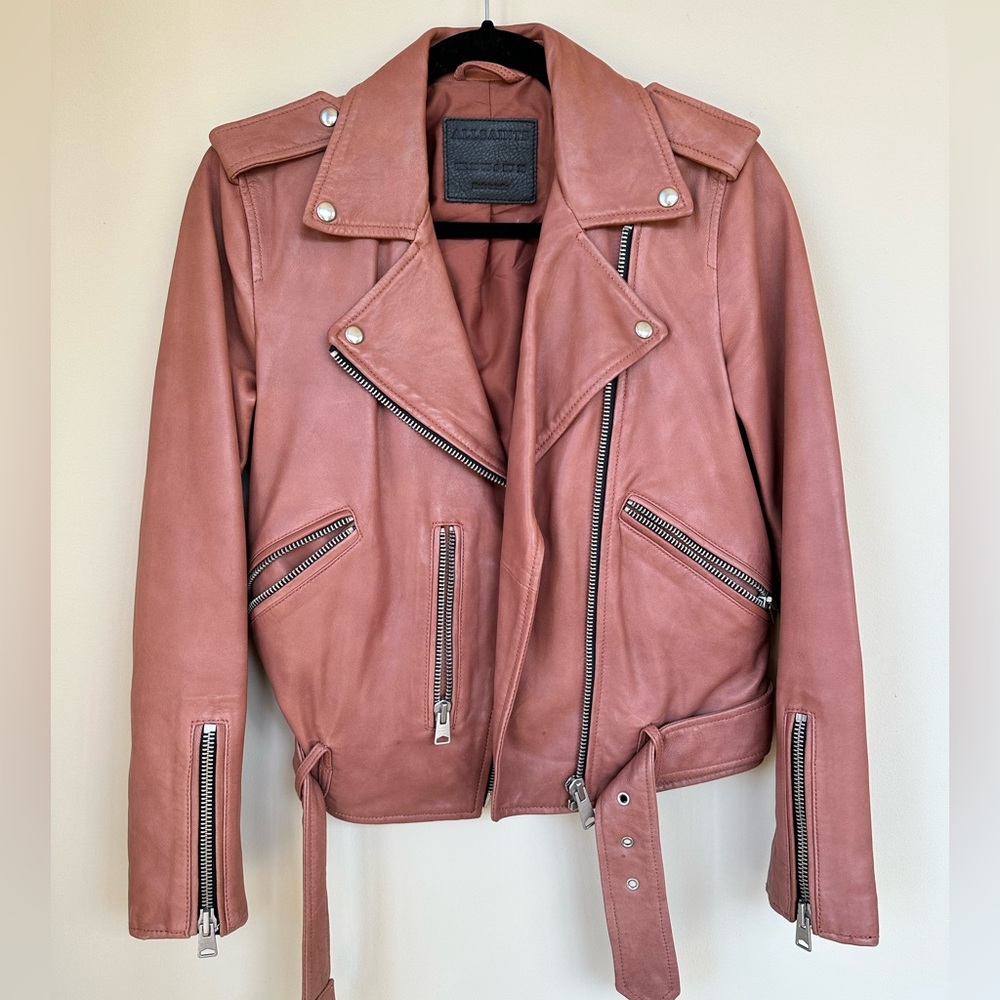 Rag and Bone rose pink jacket